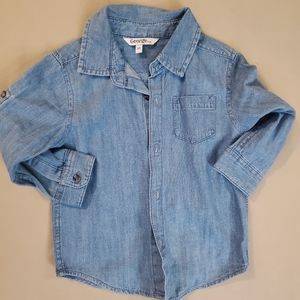 Jean long sleeve shirt